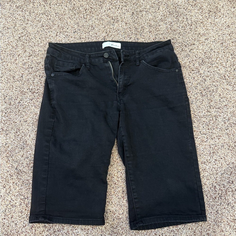 KanCan Black Women's Bermuda Shorts